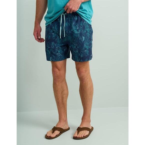 Huk Pursuit Volley Printed Swim Shorts for Men - Naval Academy - 2XL - Picture 1 of 7